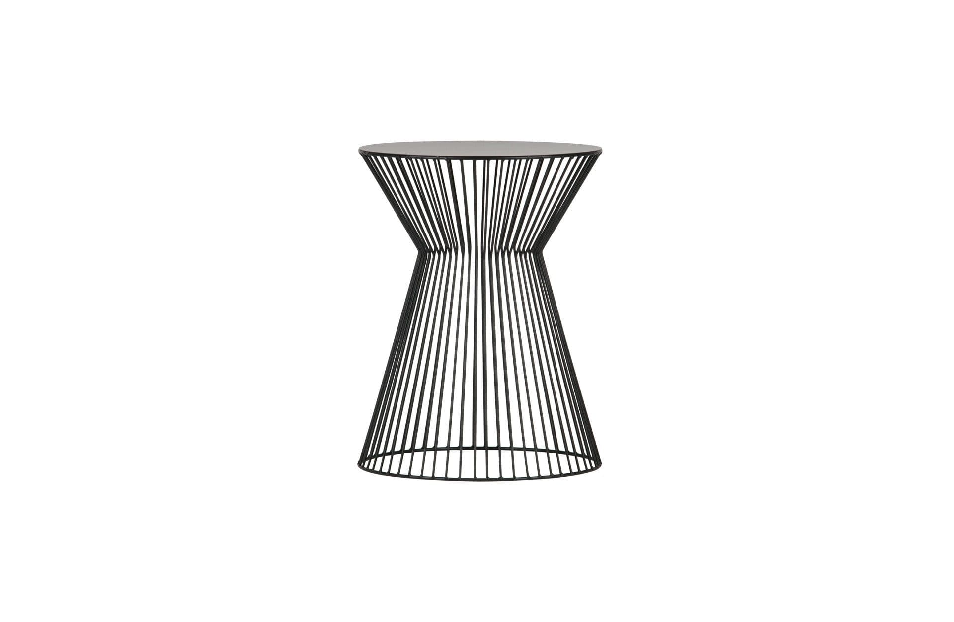 WOOOD Beistelltisch Suus Schwarz Metall Modern - Bild 2