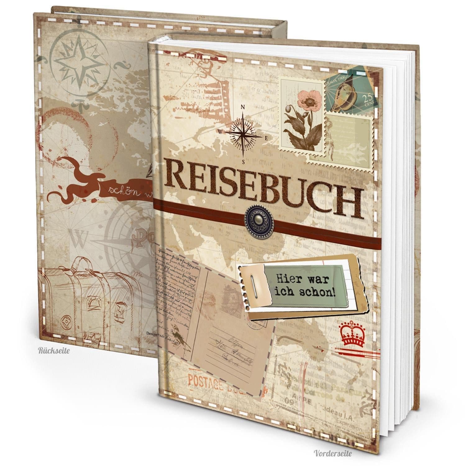 Logbuch-Verlag XXL Reisetagebuch DIN A4 Notizbuch mit leeren Seiten