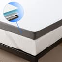ZINUS Topper EcoSleep H3/H4 7 cm Druckentlastend Atmungsaktiv Matratzentopper 90x200 cm Bild 2