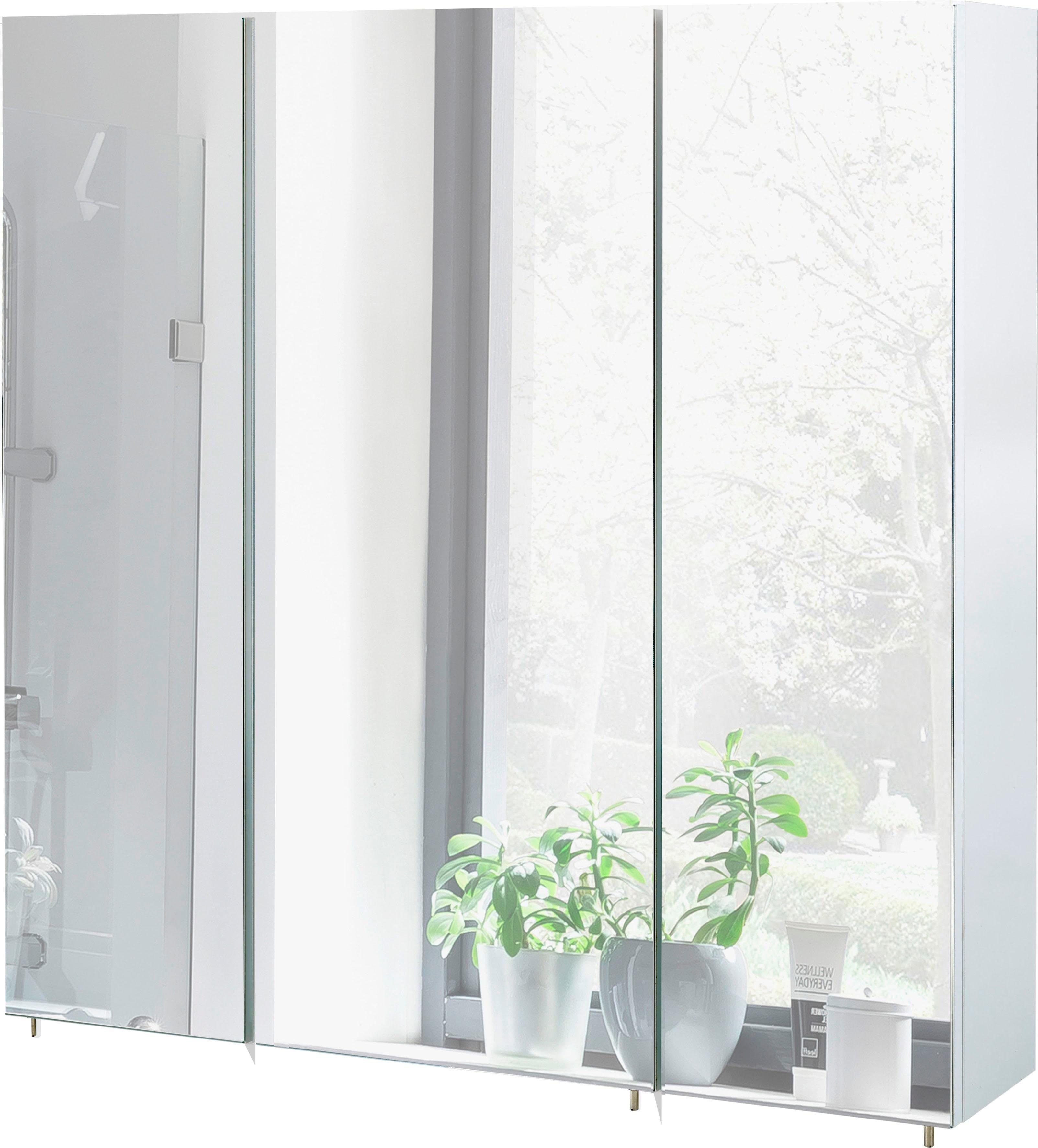 Schildmeyer Spiegelschrank Basic 3-türig mit Glasböden - Bild 2
