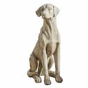 Mirabeau Dekofigur Hund Elliot antikweiß Polyresin Bild 2