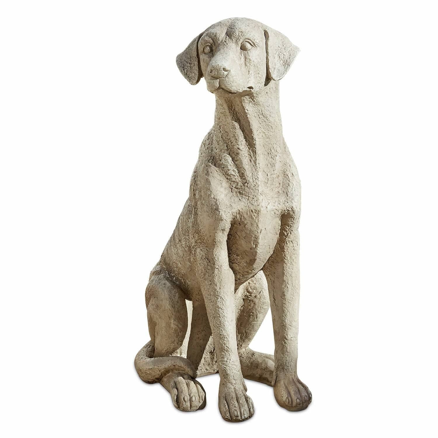 Mirabeau Dekofigur Hund Elliot antikweiß Polyresin - Bild 2