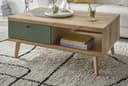 Furn.Design Couchtisch Juna Salbei Grün Eiche Dekor mit 2 Schubladen Bild 2