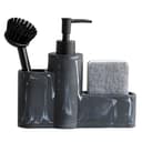 HEYHIPPO 3-in-1 Spülbecken-Reinigungsset mit Bürste 20×19,5cm Bild 2