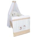 Baby-Delux Babybettwäsche Set 4-tlg. Nestchen Chiffonhimmel Beige Bild 2