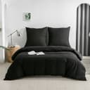 Good Nite Bettwäsche 3-teilig Mikrofaser Schwarz/Weiß/Grau atmungsaktiv Bild 2
