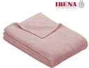 IBENA Uni Fleecedecke Olbia Rosa Kuscheldecke Bild 2