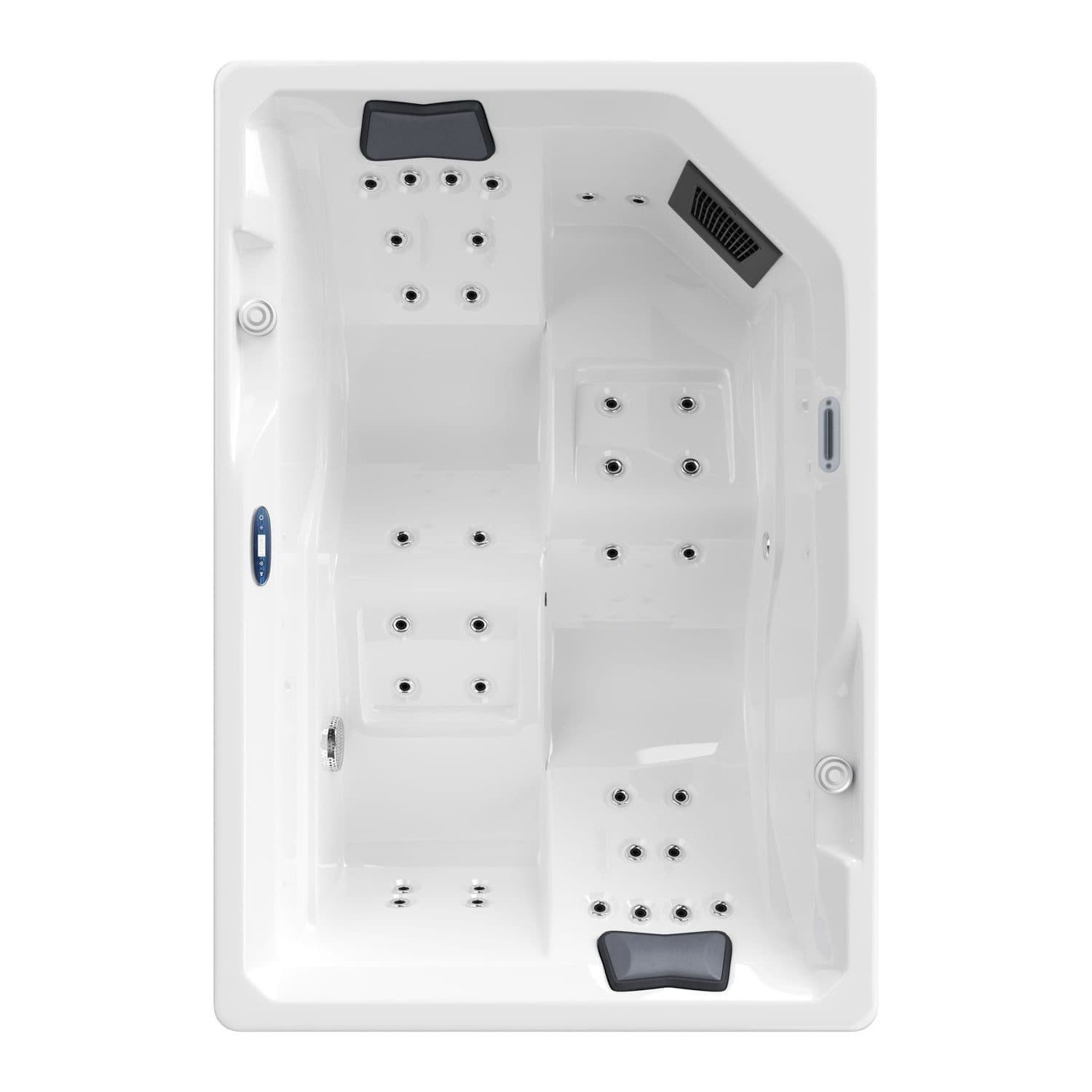 TroniTechnik Whirlpool Outdoor Spa GALERA weiß mit Heizung und LED - Bild 2