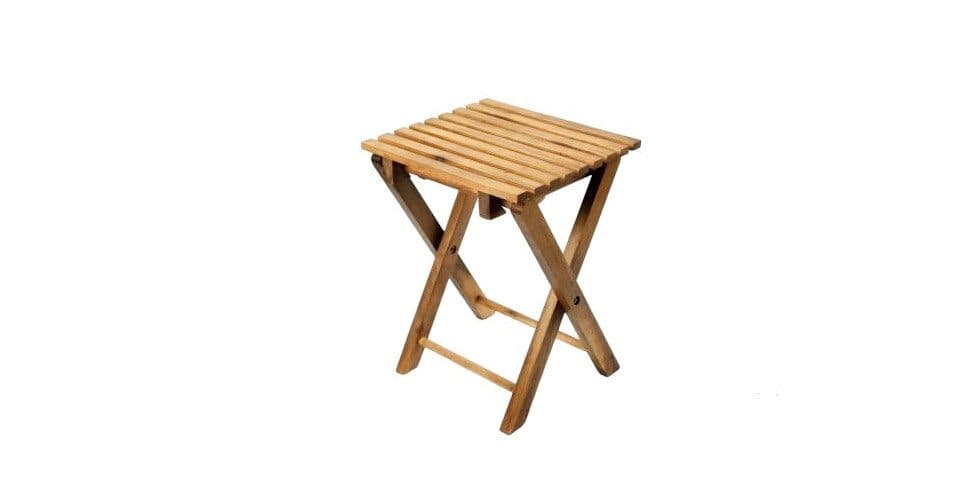 Trend Line Blumenhocker Braun Akazienholz Klappbar