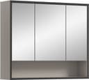 WELLTIME Spiegelschrank Locri 68 cm Schwarz FSC-zertifizierter Holzwerkstoff Bild 2