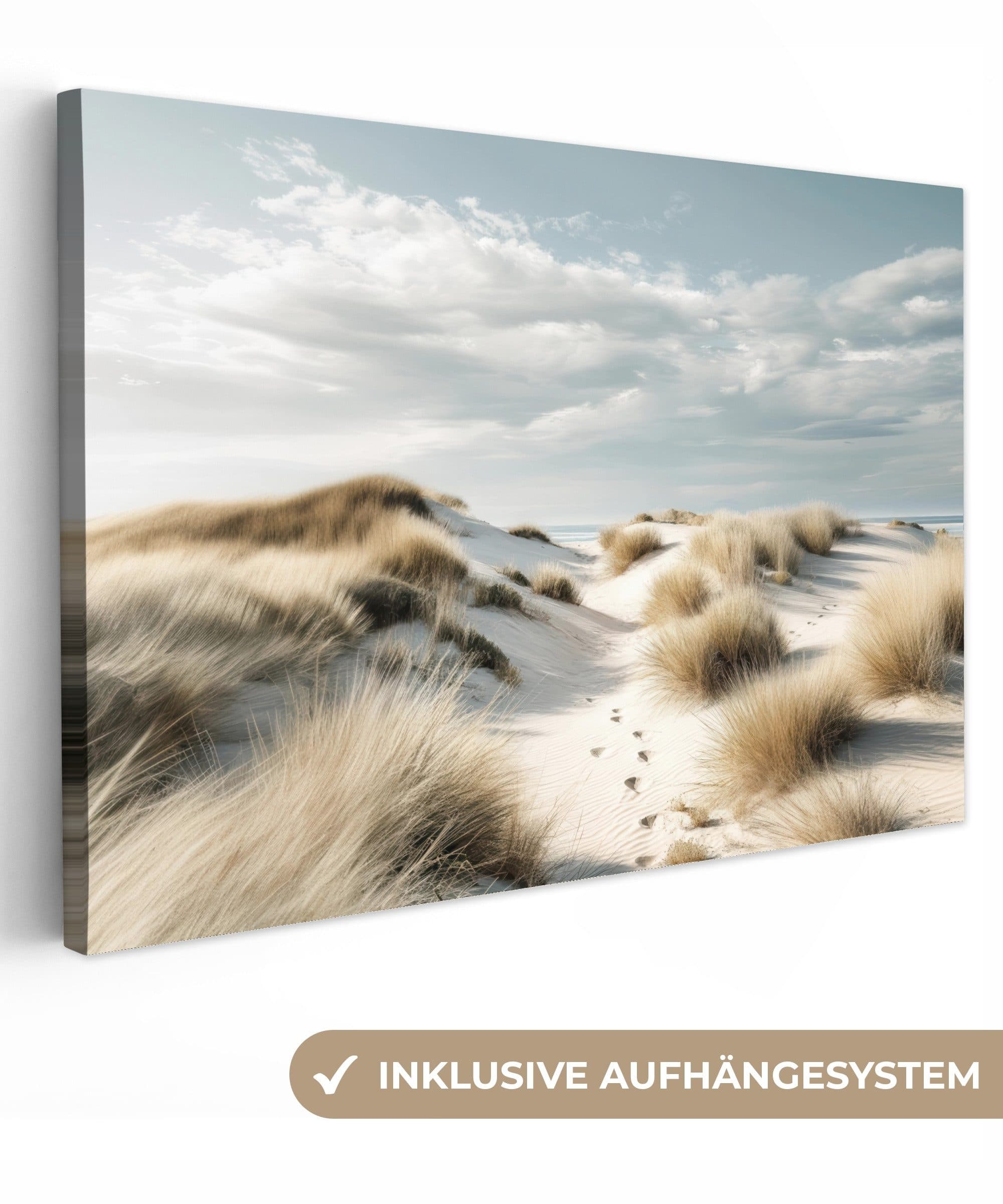 OneMillionCanvasses® Leinwandbild Dünen Naturmotiv Wanddekoration - Bild 2