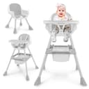 Moby-System Magnolia 2in1 Hochstuhl Grau Bild 2