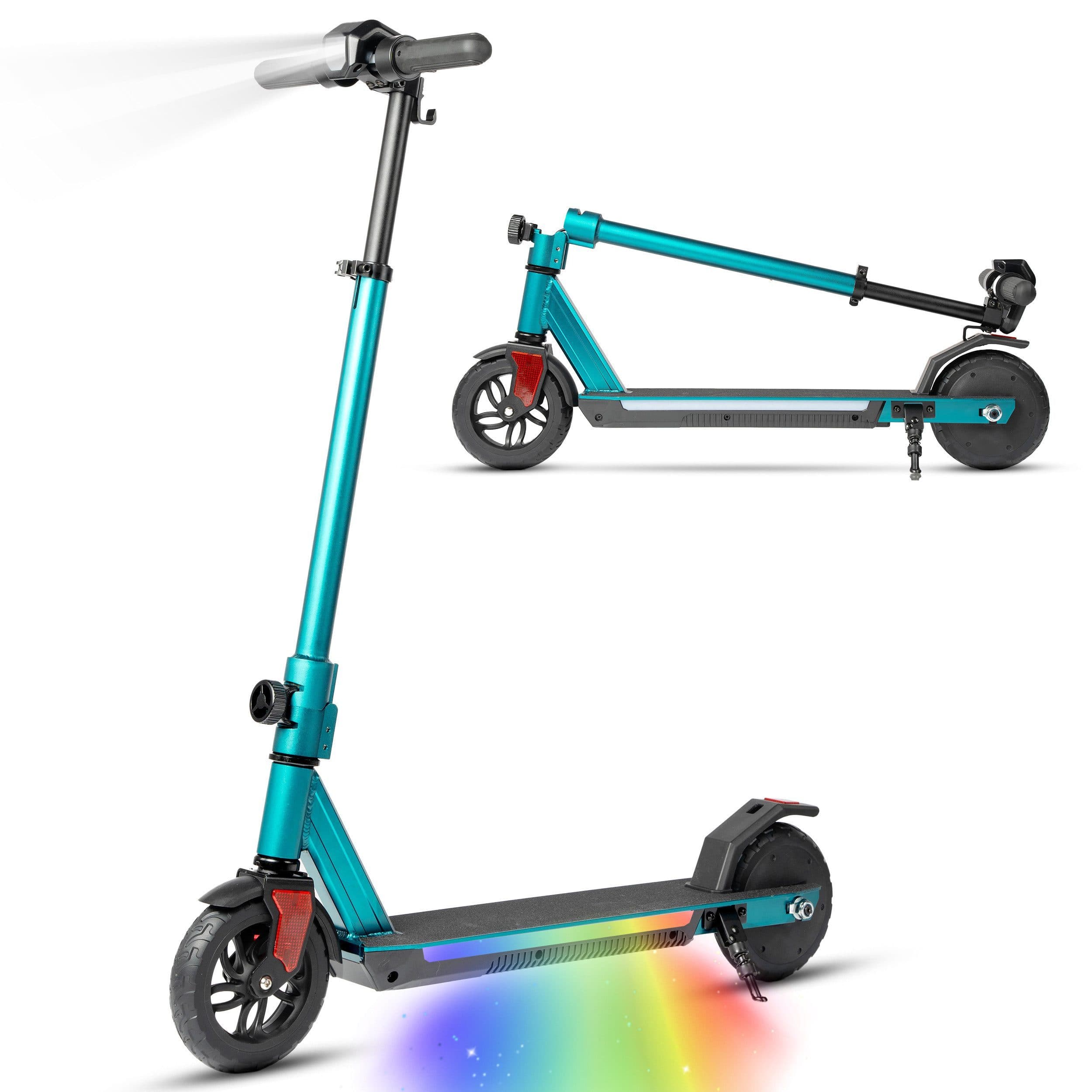 Vankel Elektro-Kinderroller Klappbar 15km Grün - Bild 2
