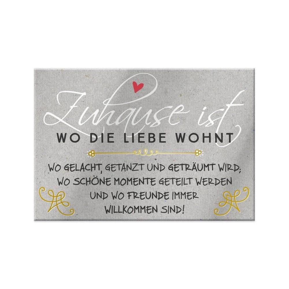 Sheepworld Dekofigur Magnet mit Umschlag Zuhause