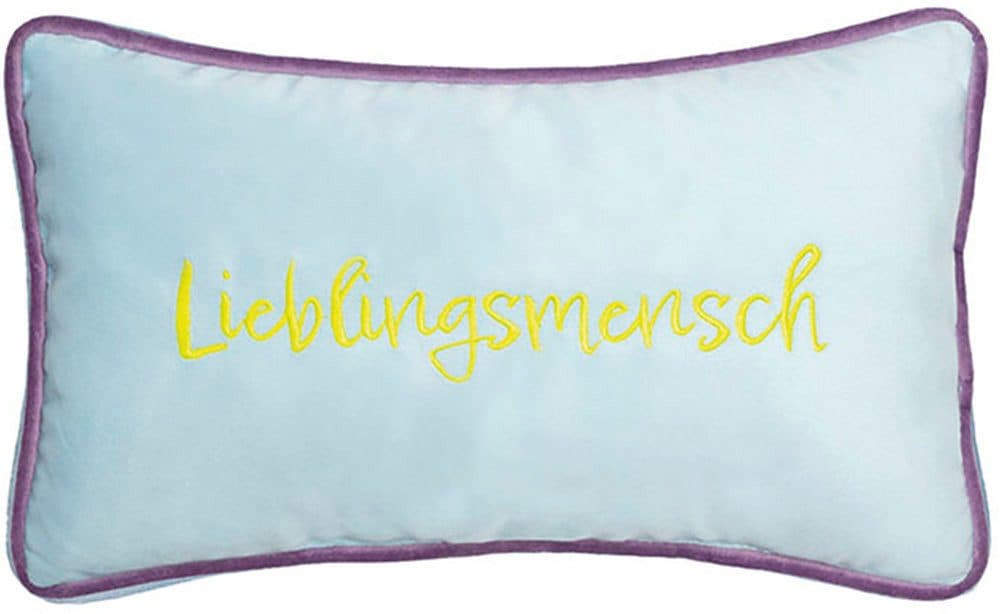 Dekokissen eckig, light blue, Polyester - Bild 2