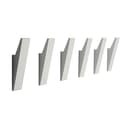 Designfabrik Hamburg Garderobenhaken Set mit versteckter Verschraubung 6 St. Aluminium Schwarz Matt Bild 2