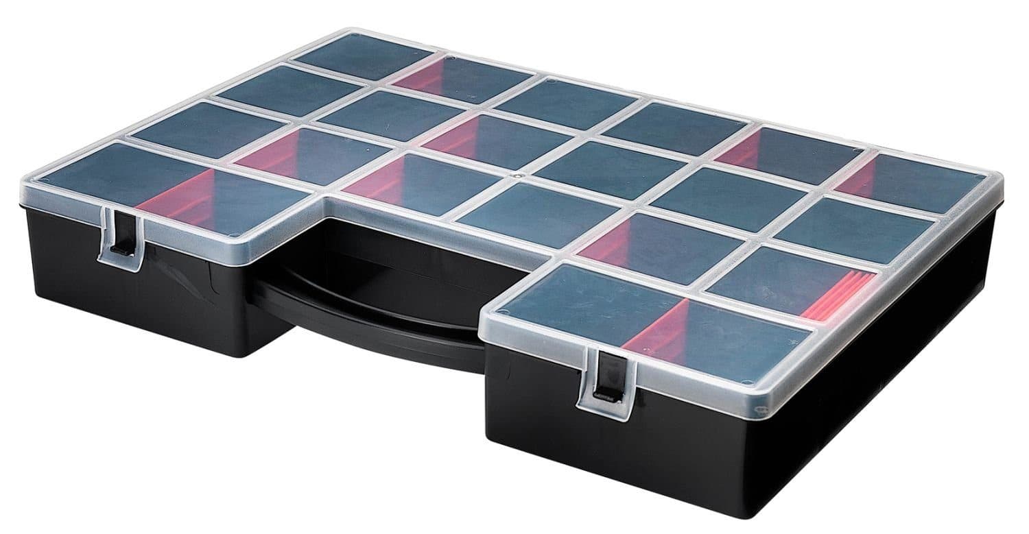 PLAST1 Aufbewahrungsbox Organizer 22 Fächer Kunststoff - Bild 2