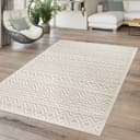 TT Home Teppich Creme 3D Boho Ska Bild 2