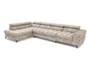 Muffo Ecksofa Pudding Maxi Beige mit Bettkasten und verstellbaren Kopfstützen Bild 2