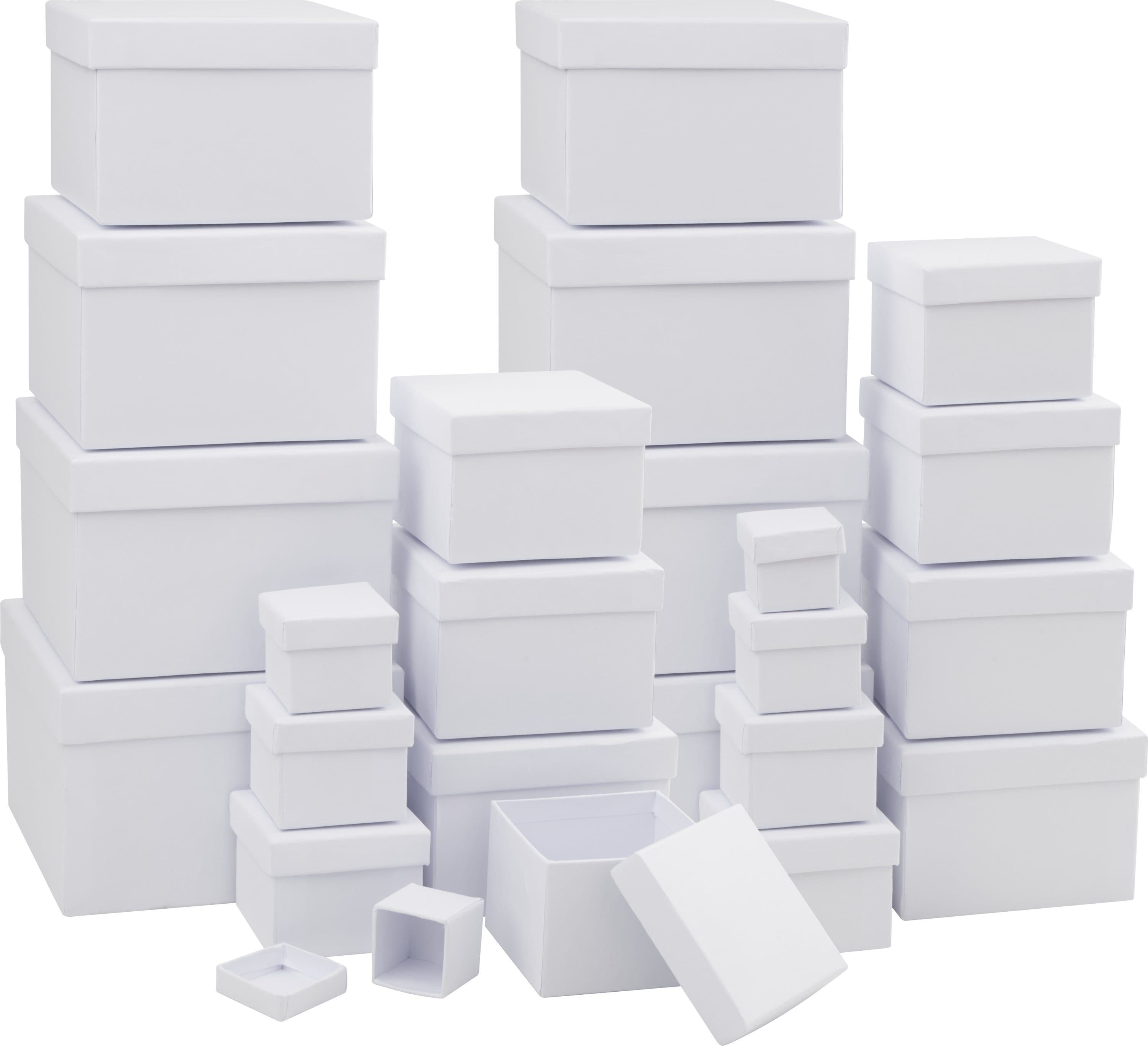 VBS XXL Aufbewahrungsdose 24er-Pack Weiß Karton