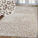 Teppich OTTO HOME Fynna Leoparden-Muster Animalprint Creme Bild 2