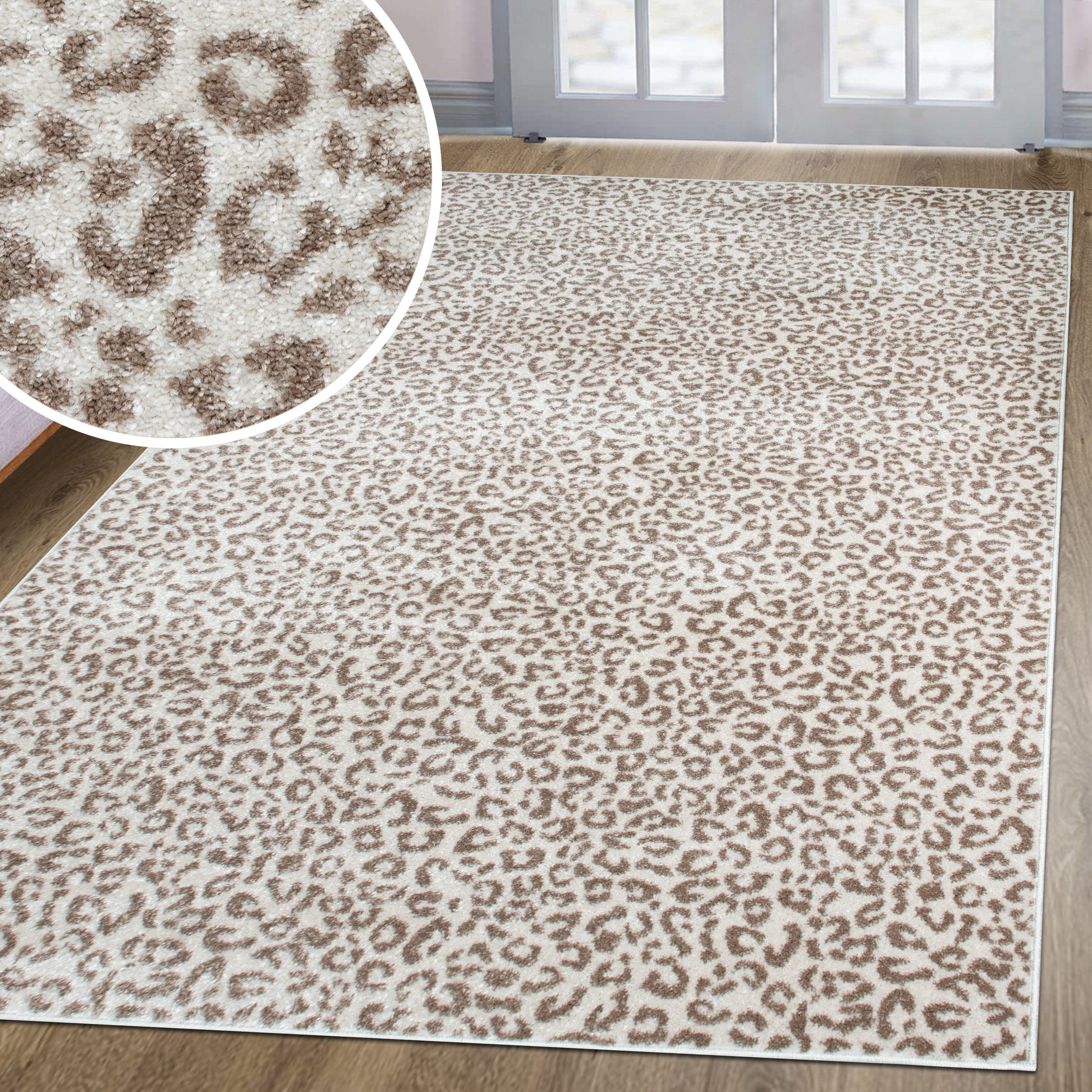 Teppich OTTO HOME Fynna Leoparden-Muster Animalprint Creme - Bild 2