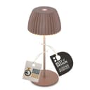 BRILONER LEUCHTEN LED Tischleuchte Akku Braun Touchdimmer IP44 Bild 2