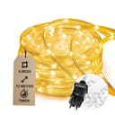 COZY HOME LED-Lichterkette Schlauch 200 LEDs 12m Solar & Stecker Bild 2