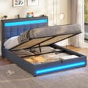 Jugendbett Modern in Dunkelgrau oder Beige Bild 2