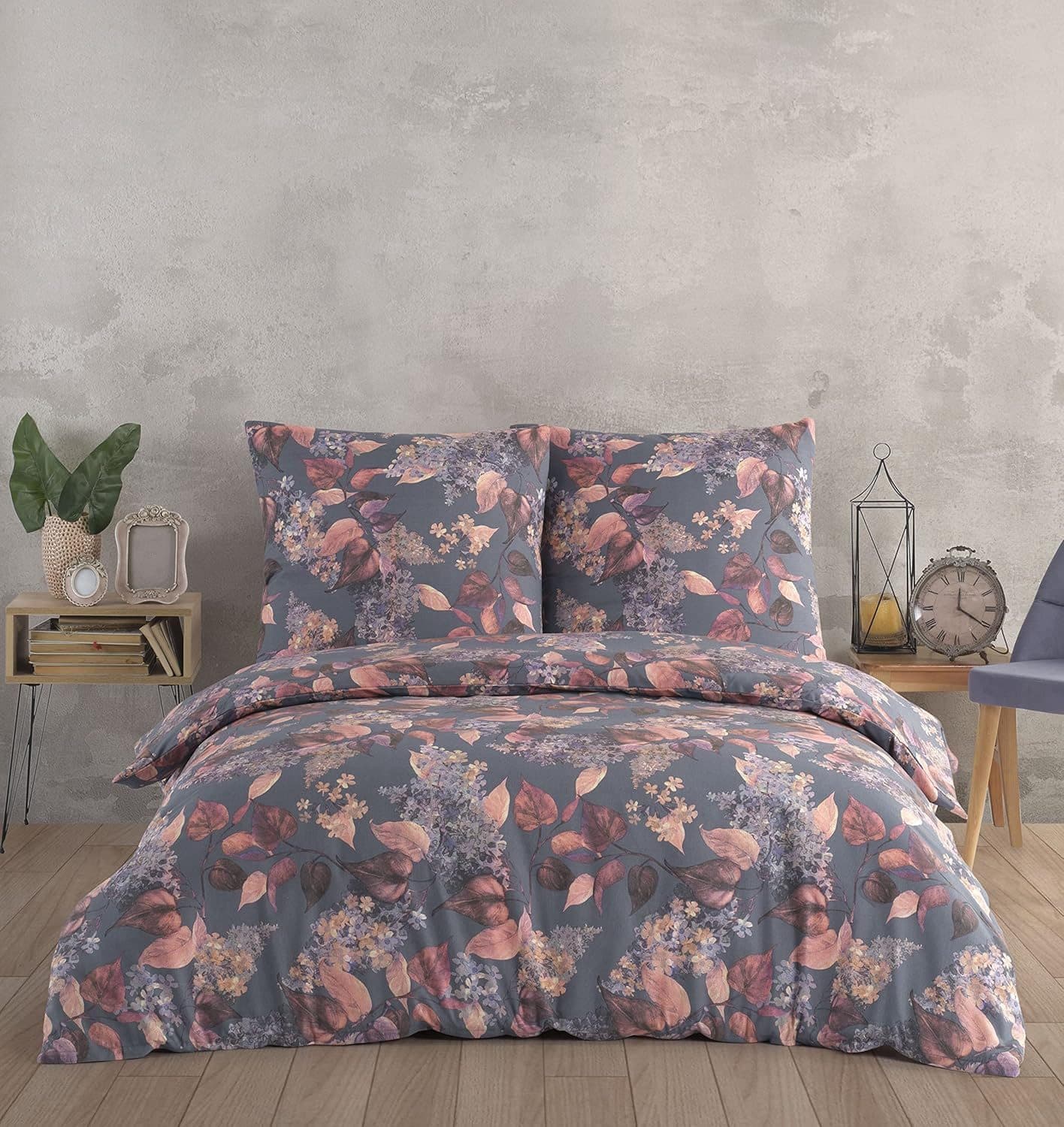 Vency Home Bettwäsche Rosa 2-teilig Premium Qualität Baumwolle Polyester - Bild 2