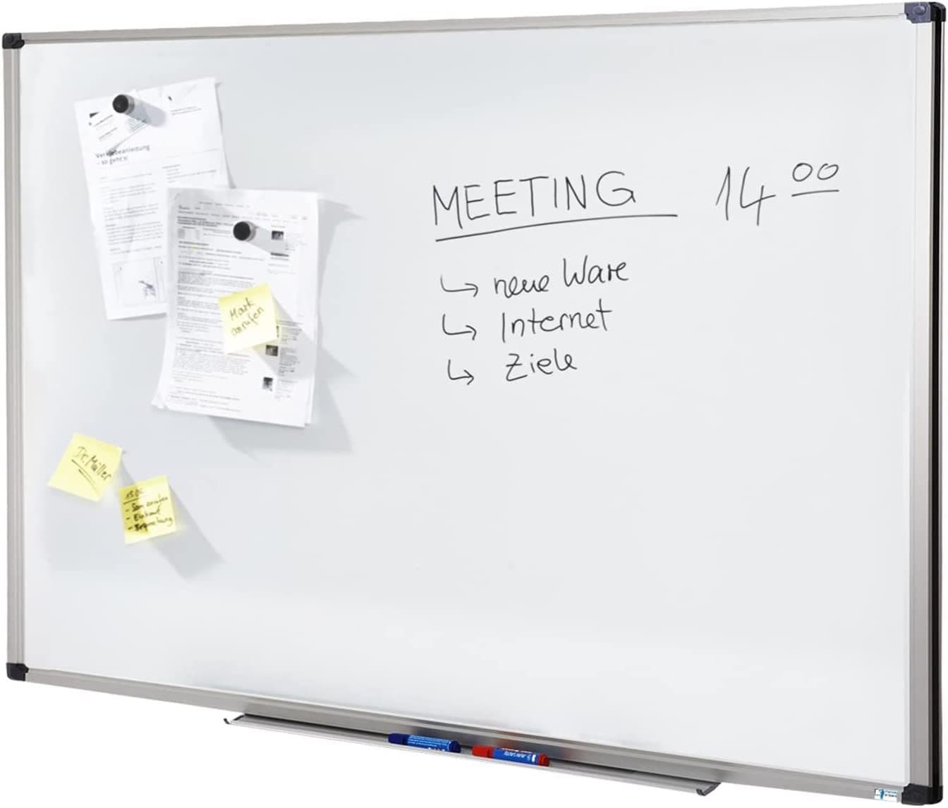 Master of Boards Magnettafel Weiß Silber Aluminium-Rahmen - Bild 2