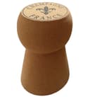 Libaro Champagner-Korken Hocker Braun Bild 2