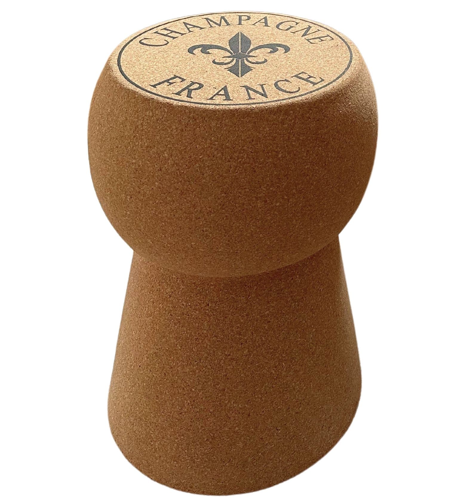 Libaro Champagner-Korken Hocker Braun - Bild 2