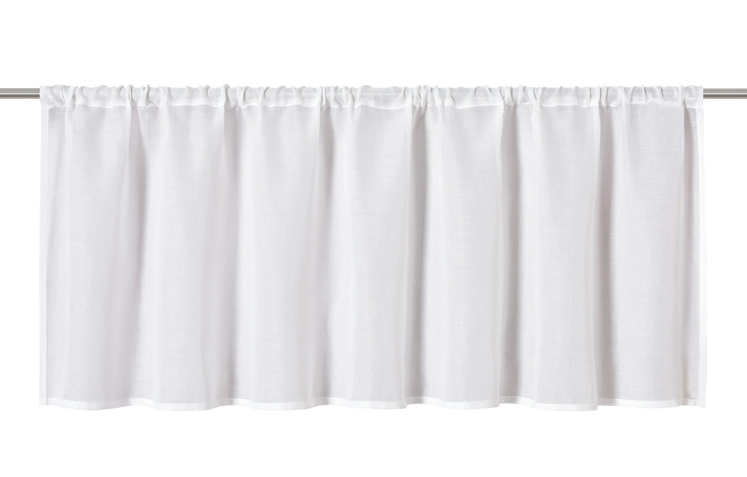ELBERSDRUCKE Bistrogardine Weiß Halbtransparent 45x140cm - Bild 2