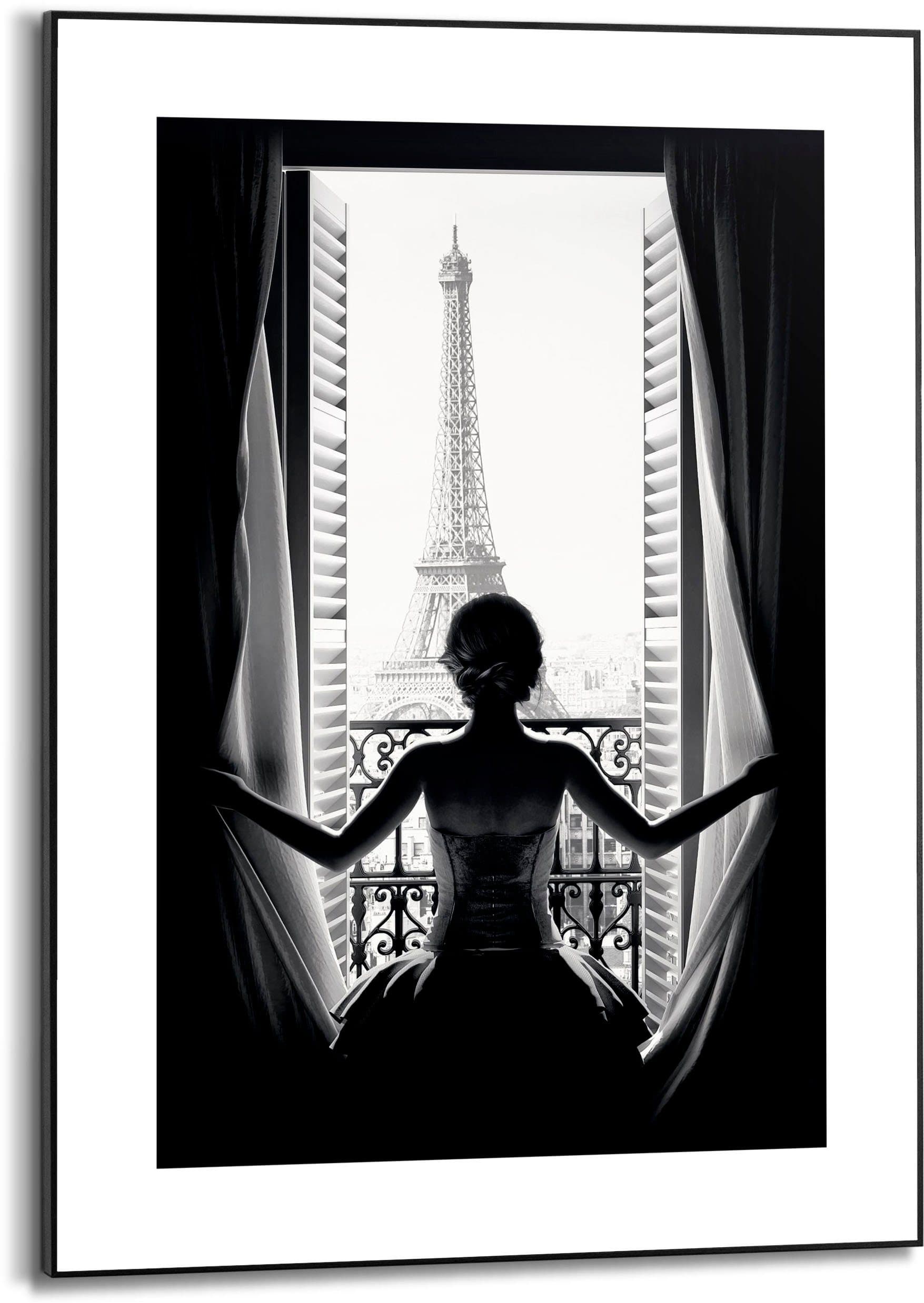 REINDERS Bild mit Rahmen Paris Balcony Schwarz - Bild 2