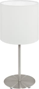 EGLO Tischleuchte Pasteri Weiß Nickel Matt Bild 2