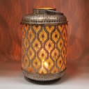 Casa Moro Orientalische Laterne Suraya Shabby Chic Weiss-Gold Metall Bild 2