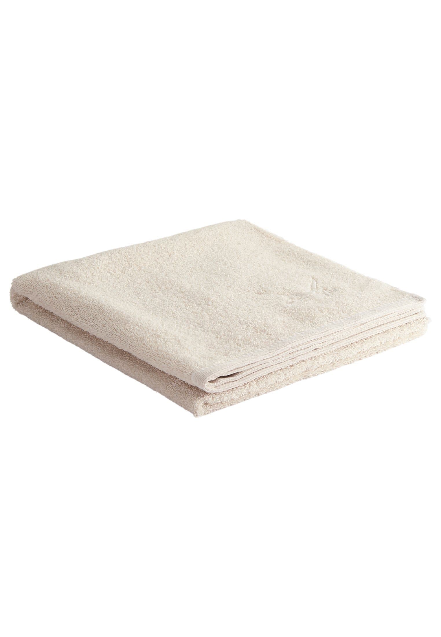 Sansibar Sylt Duschtuch Classic Beige mit Säbel-Stickerei - Bild 2