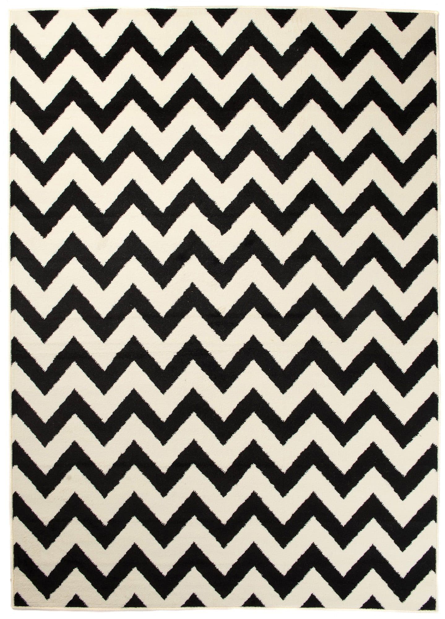 Tapiso Teppich DREAM Schwarz Zig Zag Modern Rechteckig - Bild 2