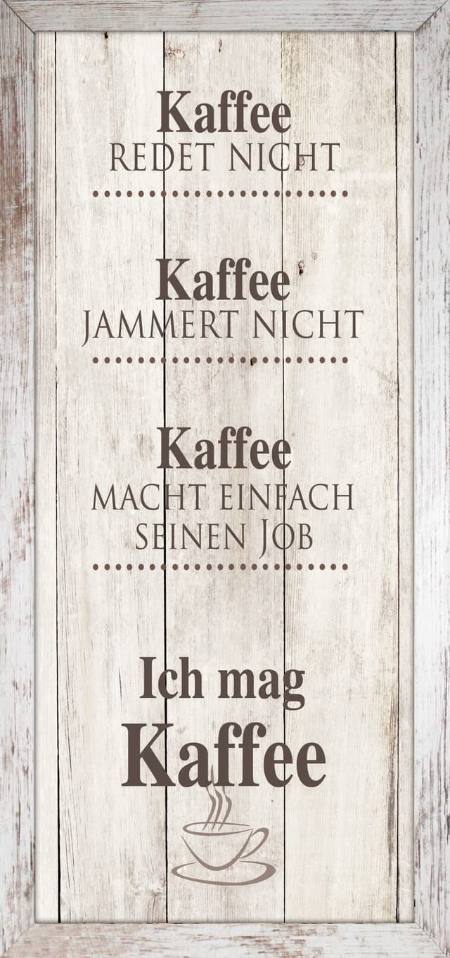 Bönninghoff Bild mit Rahmen Kaffee Braun MDF