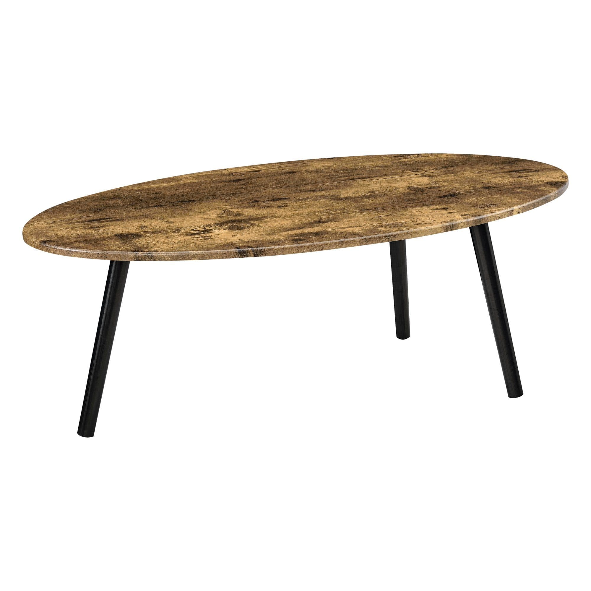 en.casa Couchtisch Viborg Modern Dunkler Holzton Schwarz - Bild 2