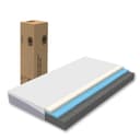 Komfortschaummatratze Kaltschaummatratze, weiß/grau, i@home, Gemütliche Matratze mit mittlerer Härte doppelseitig schlafend, H3,H4 Bild 2