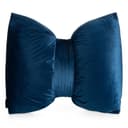 Eurofirany Dekokissen Samt-Dekokissen „Schleife“ Blau 45x55 cm Bild 2