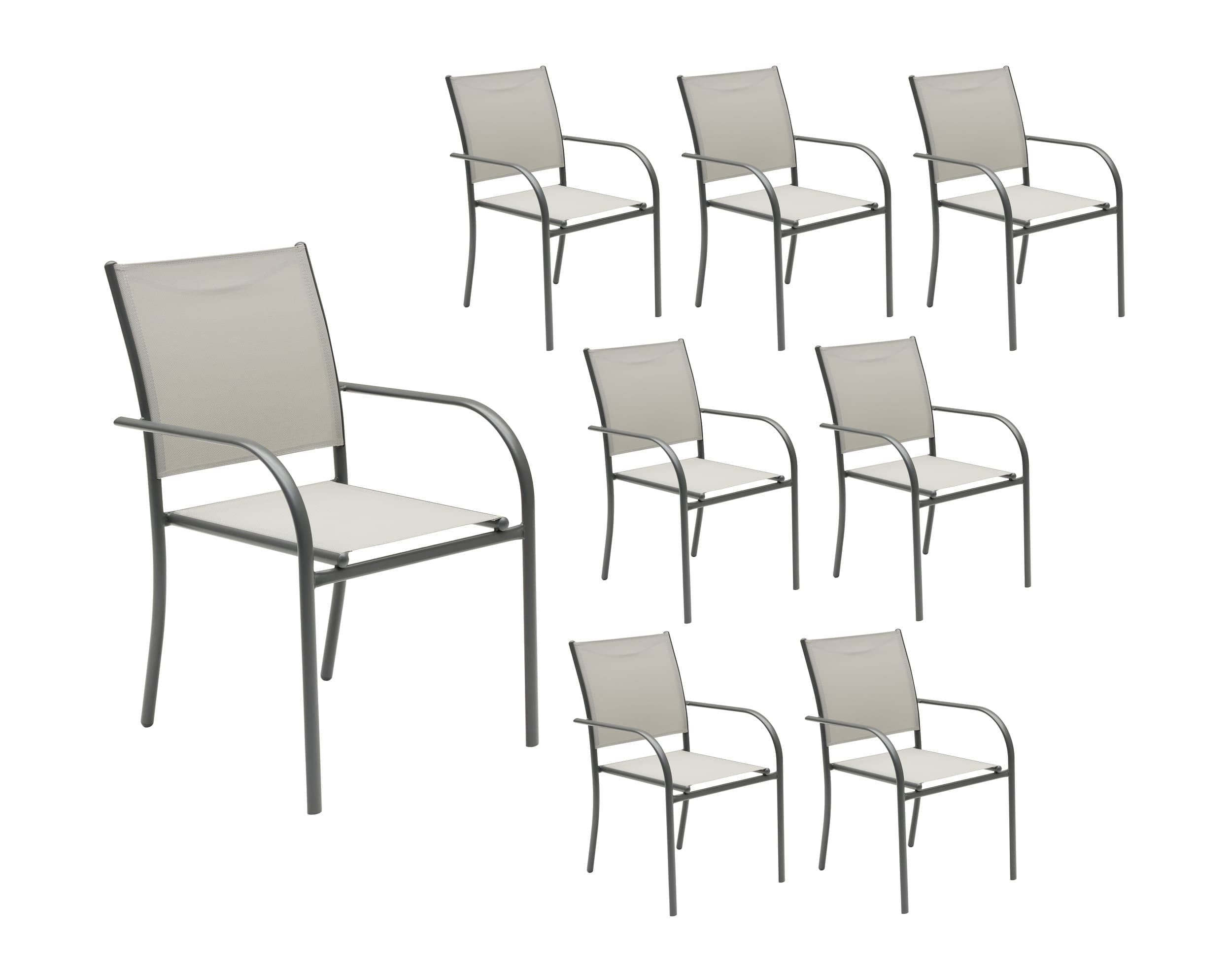 LC Garden Stapelstuhl Campino Beige Textilene - Bild 2