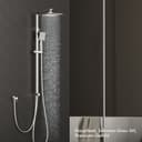 HOMELODY Duschsystem Chrom Regendusche Duschset ohne Armatur Bild 2