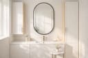 BOURGH Wandspiegel PALERMO Schwarz Moderner Skandi-Stil Bild 2
