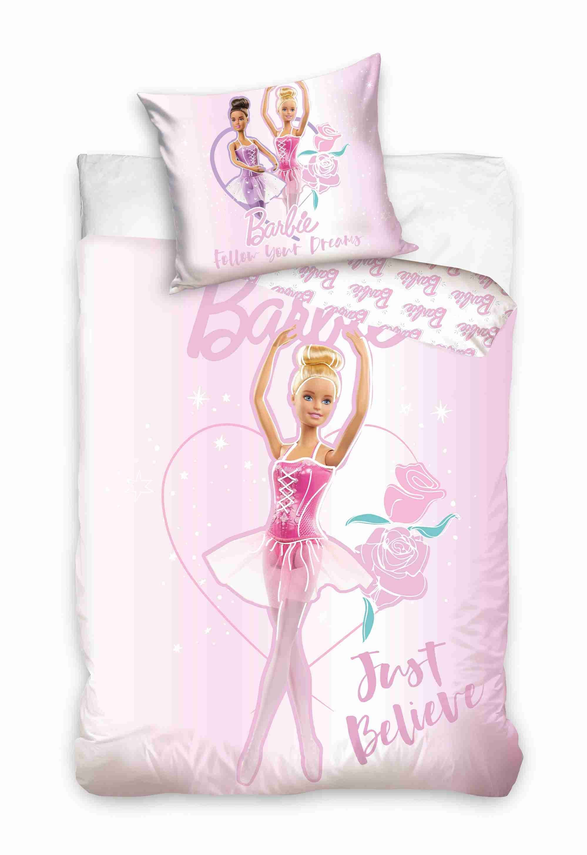 Barbie Kinderbettwäsche 140 x 200 cm