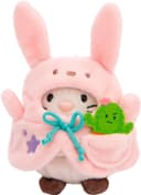 Nici Kuscheltier mymochi Katze Angy 8 cm Beige Rosa mit Hasenkostüm Bild 2