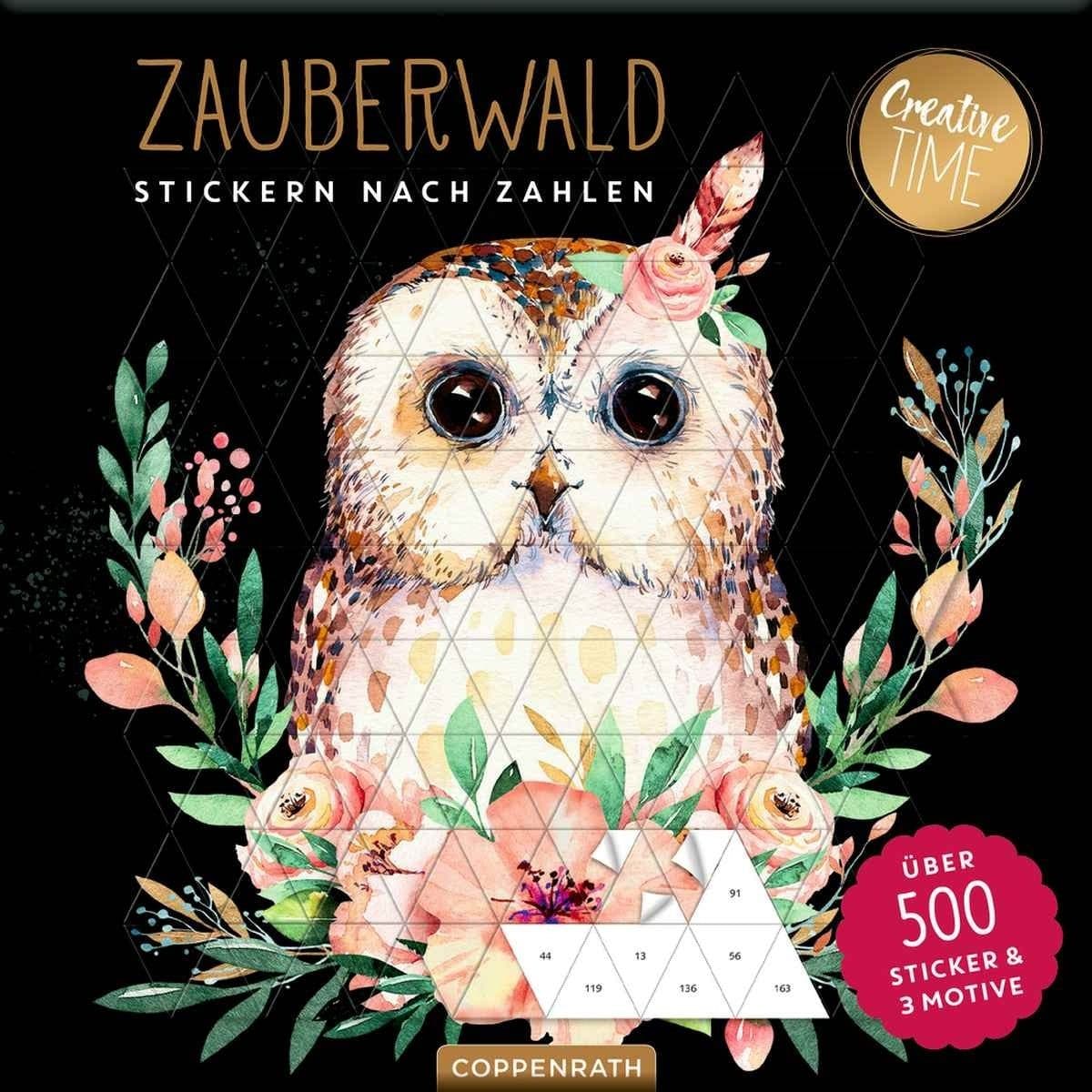 COPPENRATH DIE SPIEGELBURG Kreativset Stickern nach Zahlen Zauberwald
