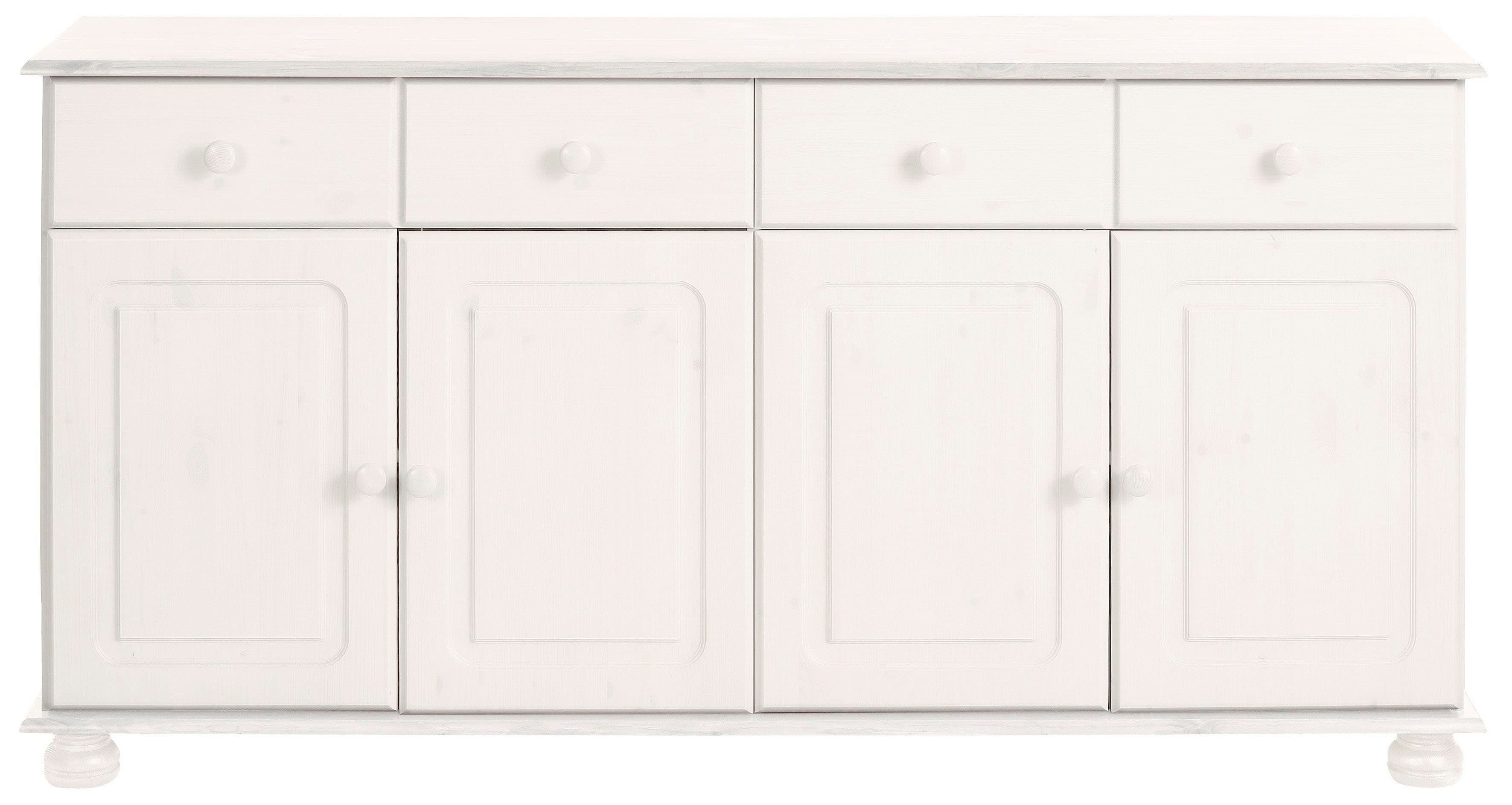 OTTO HOME Sideboard Mette Weiß Landhausstil Massivholz - Bild 2